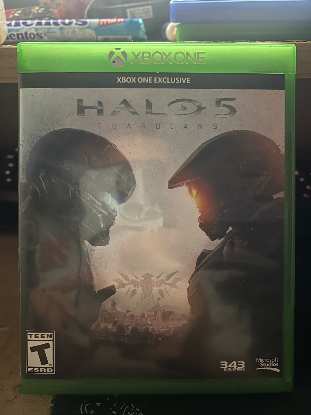 Microsoft Xbox One Game Case with Green Cover Art